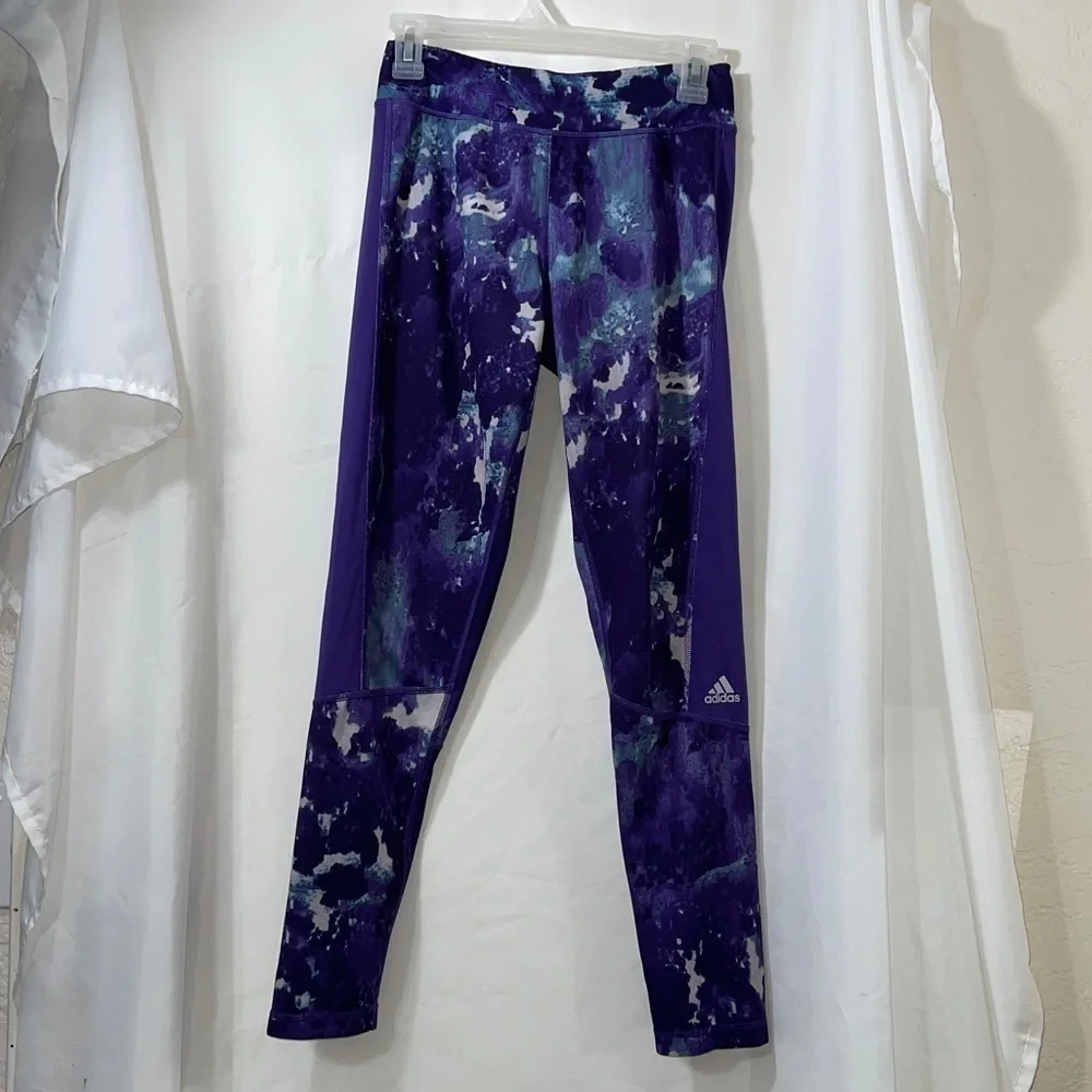 Adidas Climacool Purple leggings - Picture 2 of 5